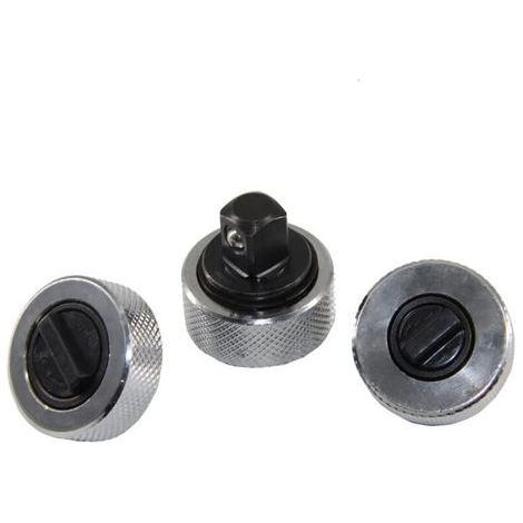 Lntyq 3 PièCes Mini Clé à Douille à Cliquet en Acier Entier Douille à Cliquet Doigt PoignéE à Cliquet RéVersible 1/4 Pouces 3/8 Pouces 1/2 Pouces Drive (1/5)