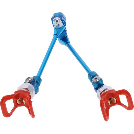 Accessoire de rechange pour pistolet à peinture sans air à double buse et rallonge métallique (1/5)
