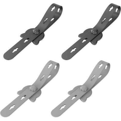 Organizador de cables de 4 piezas, reutilizable, con correas y cordones, cierre de velcro, organizador de cables con diseño especial. (1/4)