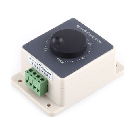 Contrôleur de vitesse, interrupteur réversible réglable, commande de moteur à balais à modulation de largeur d'impulsion (PWM) continue 10-60 V CC 20 A pour ventilateur (1/5)