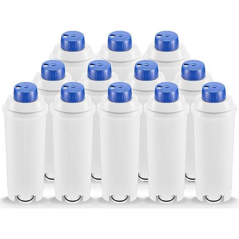 Filtre à eau de rechange pour machines à café Delonghi DLSC002, compatible avec Delonghi Dinamica, Magnifica S, Eletta Explorer, ETAM Autentica EPAM et ECAM Series (12)