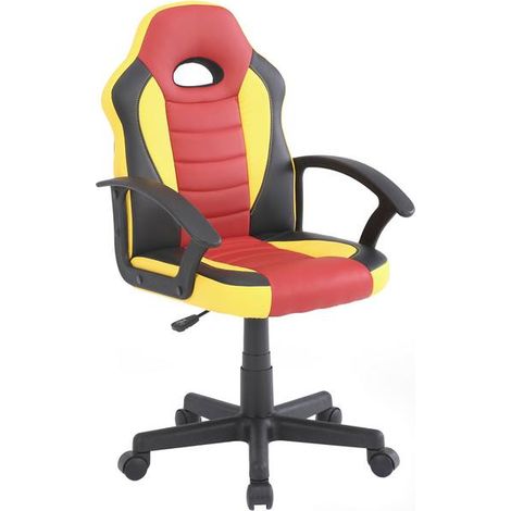 Silla con Ruedas - Sillón de Oficina Negro