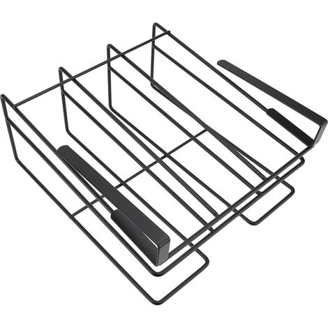 Support suspendu multifonctionnel en acier au carbone, support sous-meuble pour planche à découper de cuisine (1/5)