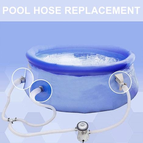 Tuyau et Collier de Remplacement pour Pompe Filtre Piscine Compatible avec Pompes 300GPH et 330GPH 59 Pouces Long Polyéthène Résistant Blister Spiralé (1/5)
