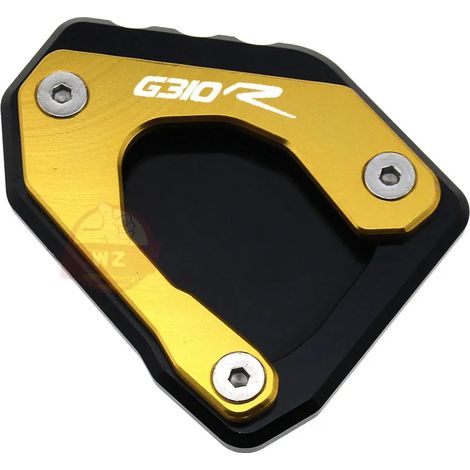 (Or) Compatible avec BMW G310GS G310R G310 R G310 GS 2017-2018 - Béquille latérale CNC - Extension de béquille - Support/Plaque de support - Puissance maximale (1/3)