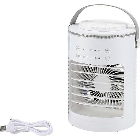 Portable air conditioning ventilateur 3 vitesses rechargeable refroidissement air refroidisseur USB air (1/5)