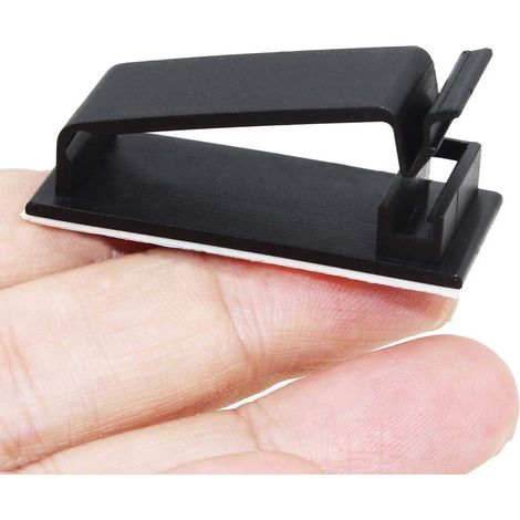Gestione cavi, 50 clip autoadesive per cavi elettrici - AquaForge (1/5)