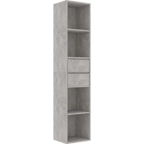 Maison Exclusive - Libreria Grigio Cemento 36x30x171 cm in Legno Multistrato (1/5)