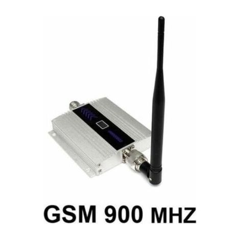 Leistungsstarker GSM 900 MHz Mobilfunksignalverstärker und -repeater mit externer Antenne, Reichweite bis zu 200 m²