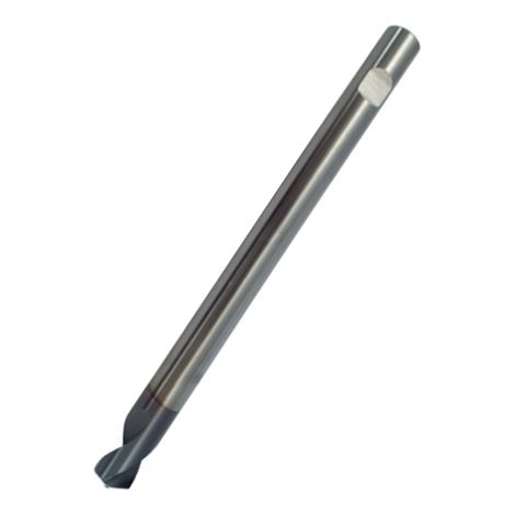 NC-Anbohrer HSS-Co 120 Grad TICN-beschichtet mit Weldonschaft 8,0 mm 140/25 lang