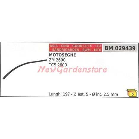 Manguera de aceite Asia para motosierra ZM 2600 TCS 2600 029439