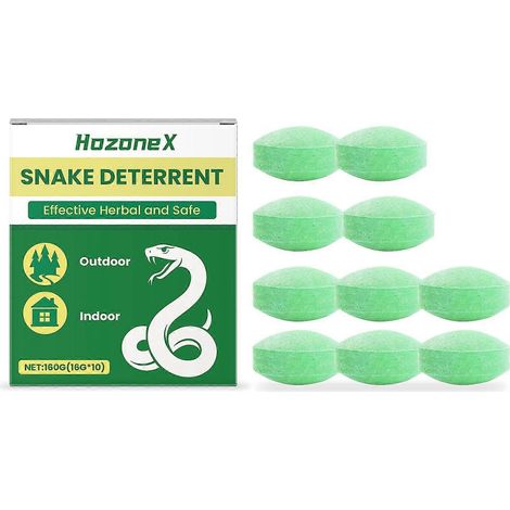 Répulsif anti-serpents puissant pour jardin et extérieur, sans danger pour les animaux domestiques. Convient pour la maison, la pelouse, le camping. Taille : 1 pièce. (1/4)