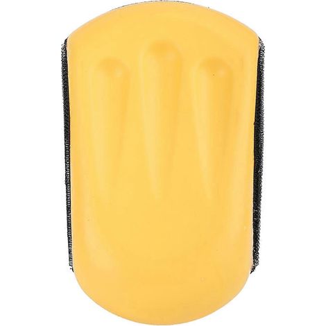Bloc de ponçage manuel auto-agrippant, disque de polissage, 125 mm (5") (1/4)