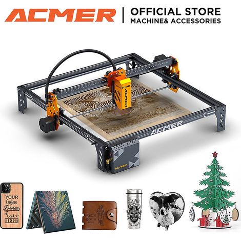 Machines de gravure laser automatiques, bricolage, protection de sécurité, laser CNC 6W, découpe laser, machines de gravure laser ( ) (1/5)