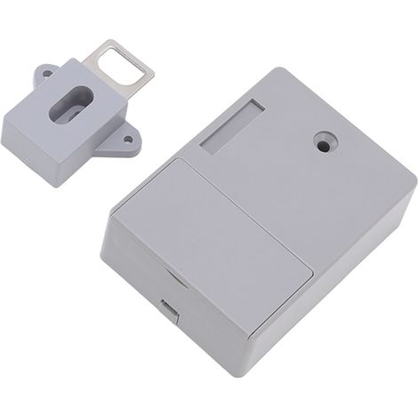 Serrure de coffret électronique 2 modes de déverrouillage haute sécurité avec fonction d'avertissement pour armoires tiroirs classeurs