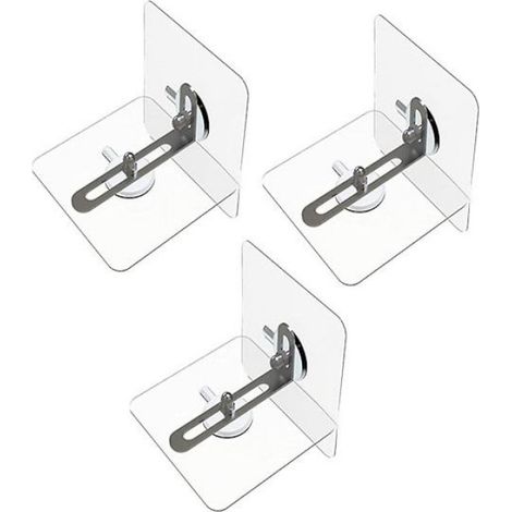 Cheville Anti-basculement - Fixation Murale Sans Perçage - Réglable 0 À 5 2 Cm - Pour Meubles TV Armoire Commode - 6 Pièces (1/5)