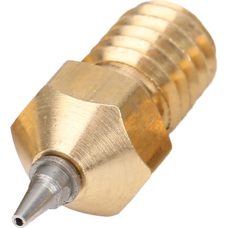Accessoire pour imprimante 3D : buse en laiton E3D avec embout remplaçable en acier inoxydable de 0,4 mm. (1/5)