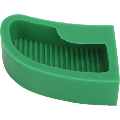 Moule dentaire vert large en silicone pour base de plâtre, support gauche pour coupe et modelage dentaire (1/5)
