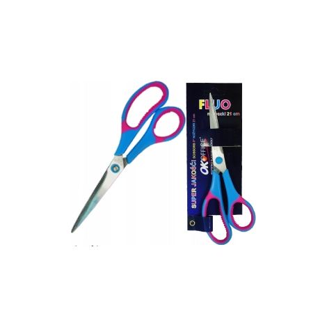 Forbici gommate da 21 cm, fluo 8'5 (1/3)