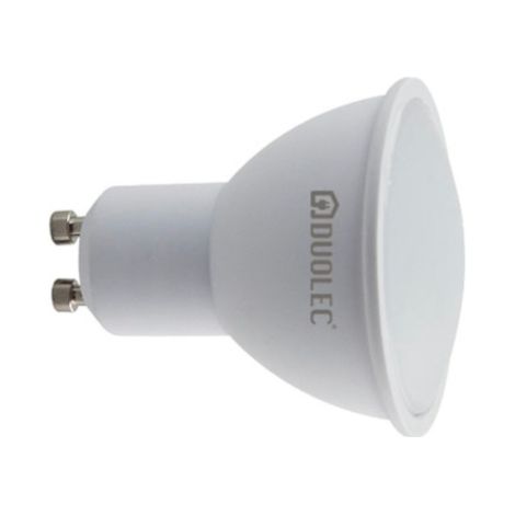 Bombilla Led dicroica regulable 120º DUOLEC GU10 luz cálida 6.5W -