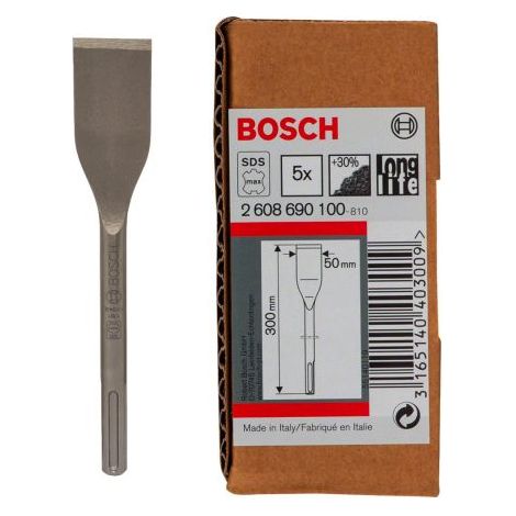 Set di 5 scalpelli per piastrelle SDS max BOSCH (2 608 690 100)
