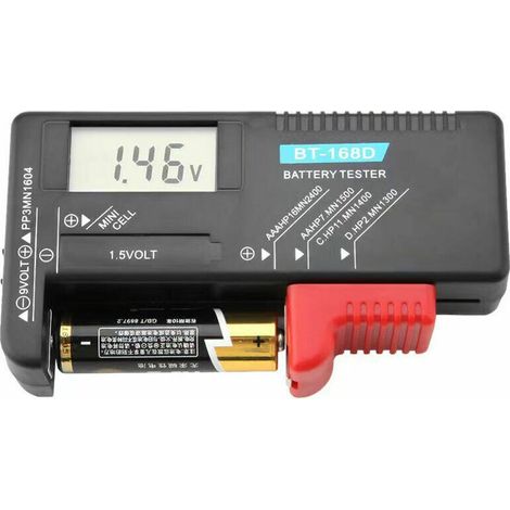 BT-168D LCD AA / AAA / C / D / 9V / 1.5V Test de Tension de Batterie Numérique Universel,Test de piles universel,GU.B/bon, (1/4)