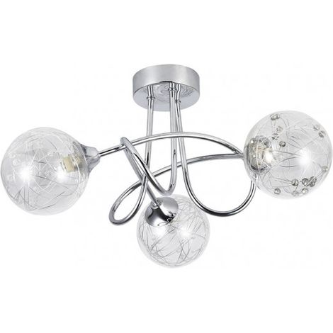 Lampe rio de janeiro 3xg9 chrom 21x37x37 cm (1/3)