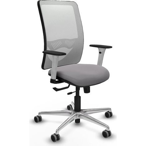 Chaise de bureau piqueras y crespo Zulema gris cuir synthétique (1/2)