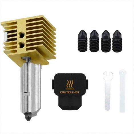 Kit d'extrémité A1, buse 0,2/0,4/0,6/0,8 mm pour mini-buse A1, ensemble de buse en acier trempé (1/5)