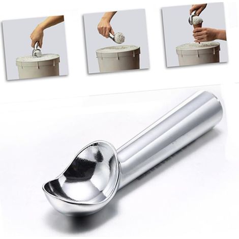 LIFKOME Cuillère à Glace Alliage Aluminium Boule Melon Antiadhésive (1/5)