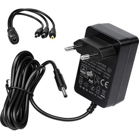12V 2A Adaptateur Secteur Alimentation Chargeur pour 143  14 Ultra/FlexBook 13 3 130 Model M-FB130 KW300-120E20 JHD-AP024E-120200BA-B JHD-APO24E-120200BA-B 24W (1/5)