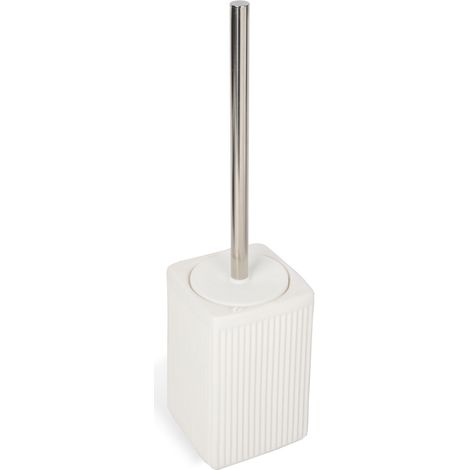 Porte brosse à poser blanc en céramique mod. Zoe (1/3)