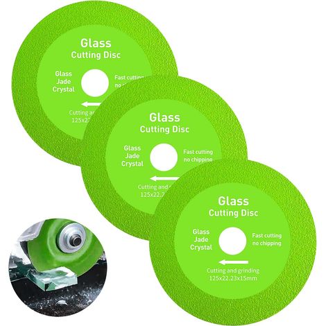 Disco da taglio, diametro 22,23 mm, lama veloce e precisa per piastrelle, vetro, granito e porcellana, compatibile con smerigliatrice angolare.