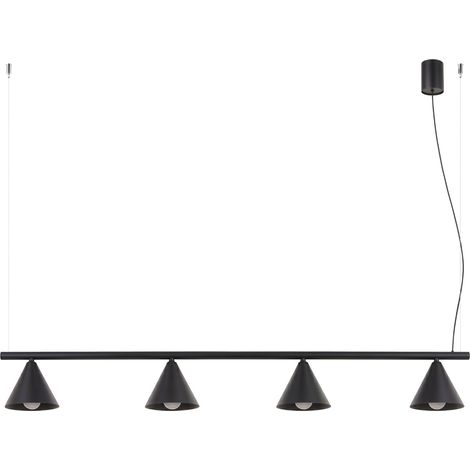 Sollux NOX Suspension Nox Bar noire 4x E14 (1/5)