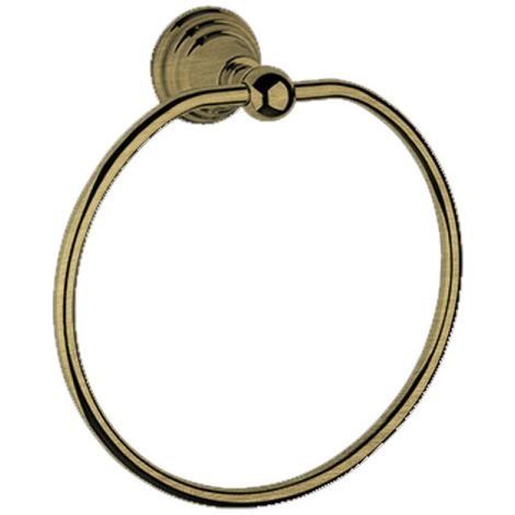 Porte serviette museo anneau carre vieux bronze - CRISTINA ONDYNA CA20793