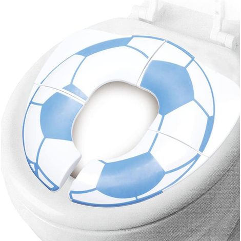 Réducteur de toilettes de voyage pour tout-petits, siège d'apprentissage de la propreté pliable pour enfants, position fixe réglable (1/3)