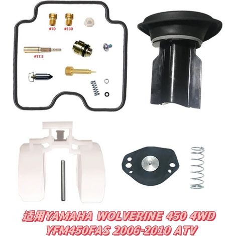 Kit de réparation de carburateur compatible avec YAMAHA WOLVERINE 450 4WD YFM450FAS 2006-2010