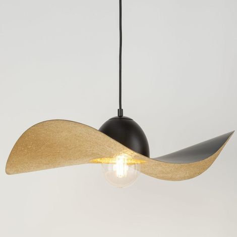 Lámpara Colgante Sigma Kapello Negro y Oro 55 cm (1/3)