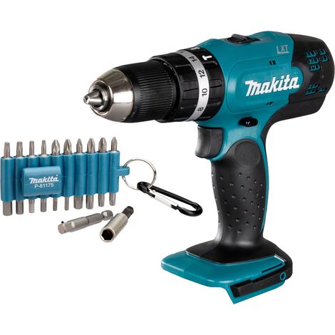 Taladradora de percusión a batería Makita DHP 453 Z 18 V 42 Nm + juego de puntas de 22 piezas - sin batería, sin cargador (1/5)