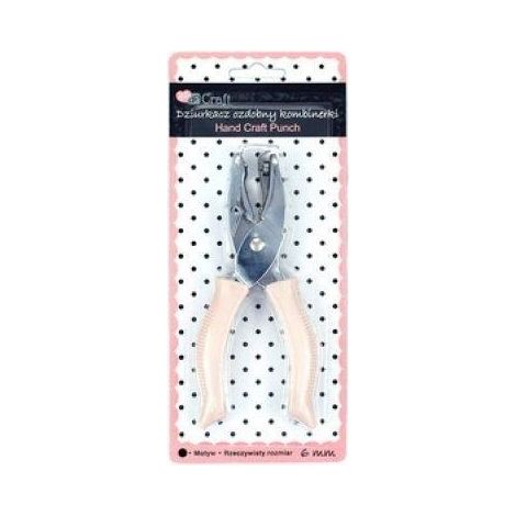 Perforatrice decorativa con pinze, cerchio, 6 cm