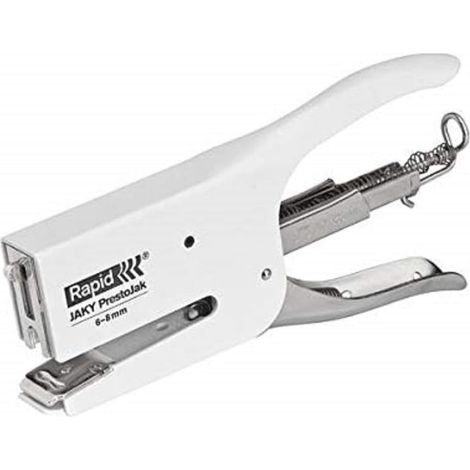 Rapid Pince Agrafeuse, Bureau et Magasin, 40 feuilles, Métal, Blanc, Ergonomique, Prestojack, 10504904 (1/5)