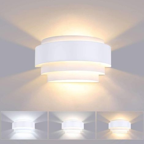 Applique murale LED d'intérieur, température de couleur, lampe murale moderne en métal (1/5)