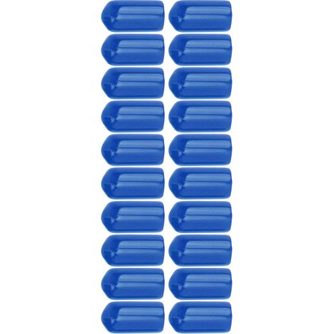 20 Pièces Bouchon Poussière PVC 6mm Vis de Purge Frein Durabilité Élevée pour Systèmes de Freinage Véhicules Bleu (1/5)