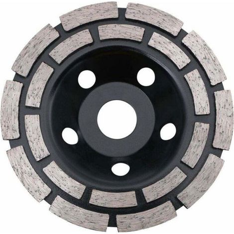 Disque Diamant, Diamant à Meuler 125 mm à Meuler le Béton, Meule Diamantée Universelle pour Poncer Béton, Pierre, Granit Chape (1/5)