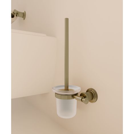 WC-Wandbürstenhalter Gebürstetes Gold - Hera