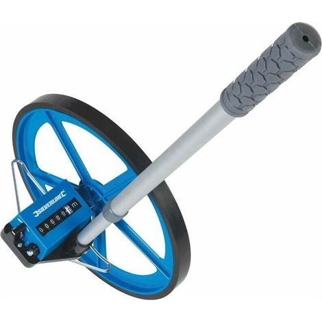 Herramienta de medición de distancias - Rueda de medición de distancias - Mango telescópico ajustable de ABS - Perilla de control para arboristas (como se muestra), Talla única (1/5)