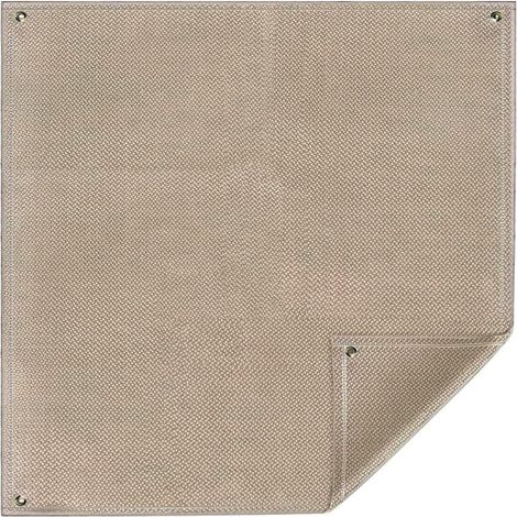 Filiyano-Tapis anti-feu pour barbecue à gaz, tapis ignifugé facile à transporter pour protéger votre terrasse en bois - Plusieurs tailles disponibles (1/5)