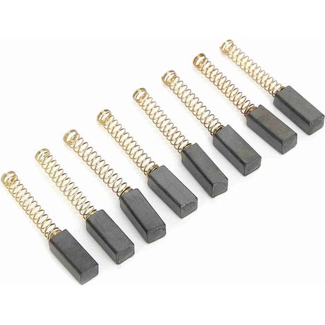 Lot de 100 Balais Charbon Machine à Coudre Graphite Cuivre 4.5x4x12mm Ressort 21mm pour Xihu Butterfly Mifeng Flyingman (1/5)