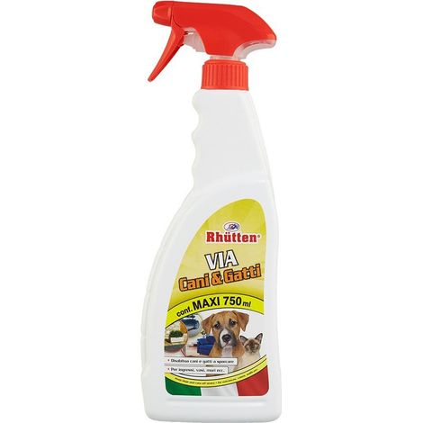 Dissuasore Repellente spray allontana cani e gatti stop Pipi RHUTTEN - da 750 ml (1/5)