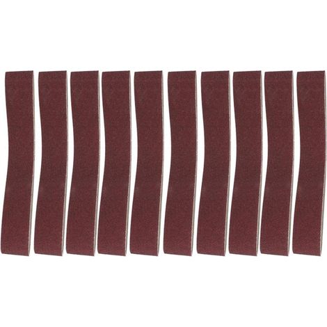 10 pièces de polissage de matériel de 27x2 pouces, outil de polissage de 686x50mm, courroie de ponçage en oxyde d'aluminium pour le meulage de pièces de soudage par points(120) (1/5)